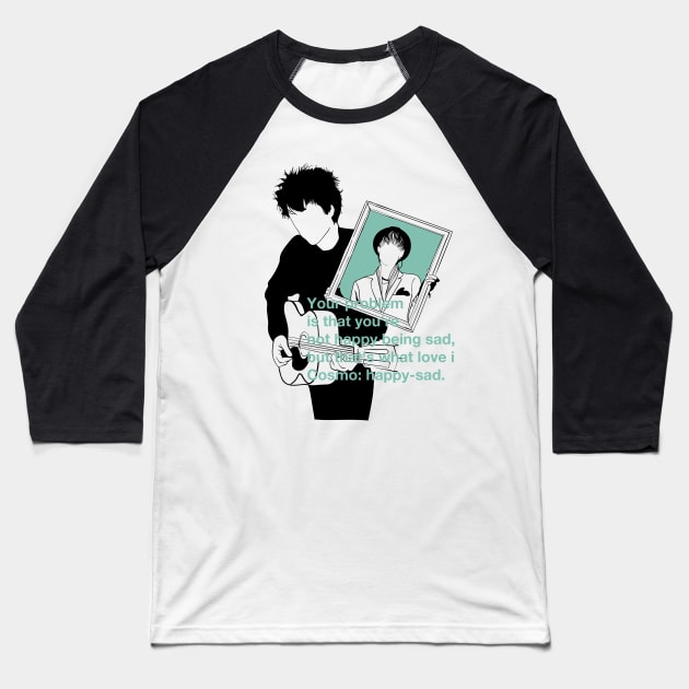 Cosmo: Happy-sad - Sing Street Baseball T-Shirt by quadrin